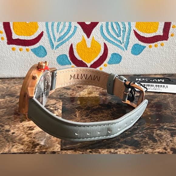 MVMT Nova Dorado FC01-RGGR Women's Watch Rose Gold / Grey Leather - Picture 6 of 9